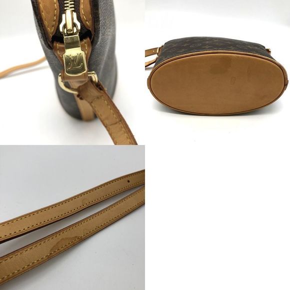 Louis Vuitton M51290 Drouot Shoulder Bag Monogram Brown Women Men Vintage USED - Picture 10 of 10